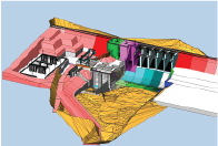 BIM coordination axonometric view