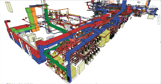 MEP basement plant room coordination