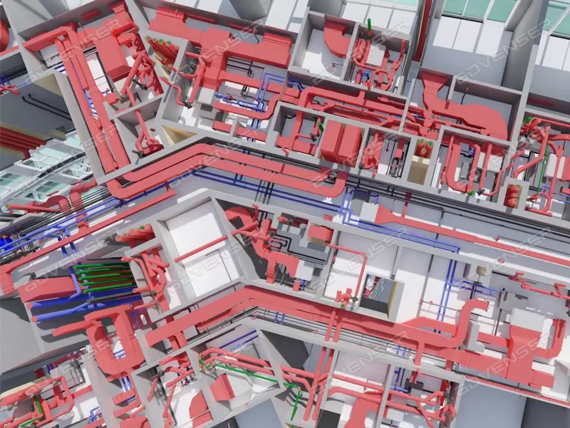 MEP and Architectural Modelling — engineer with Revit model