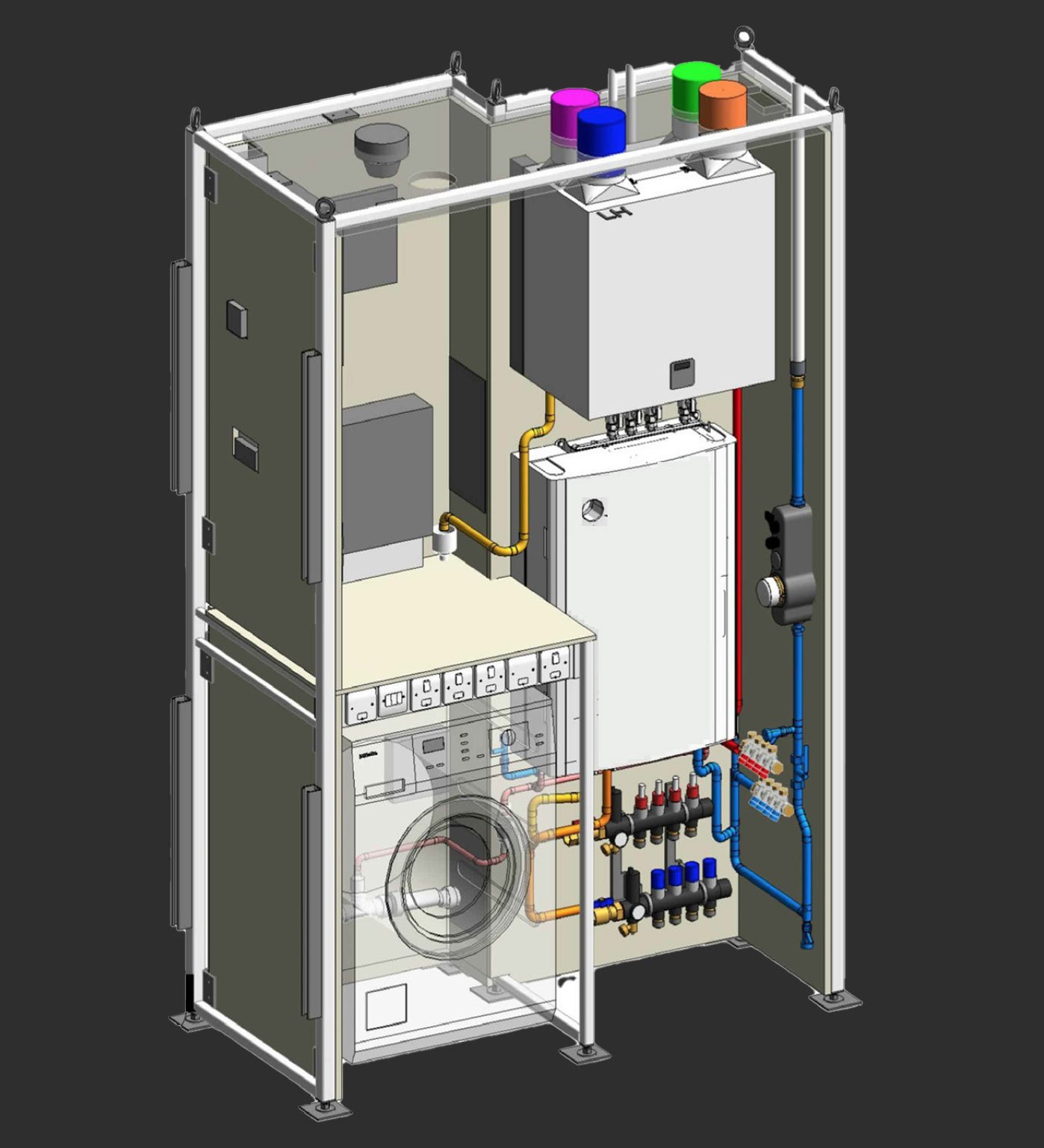 PUC modular unit — Revit model